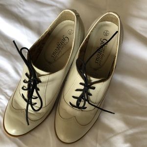 high heeled brogues new look